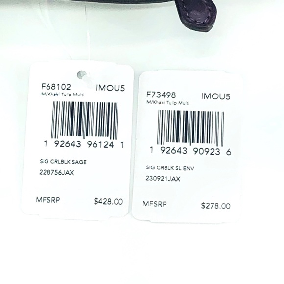 2PCS Coach Sage Carryall Wallet Set - Picture 8 of 8